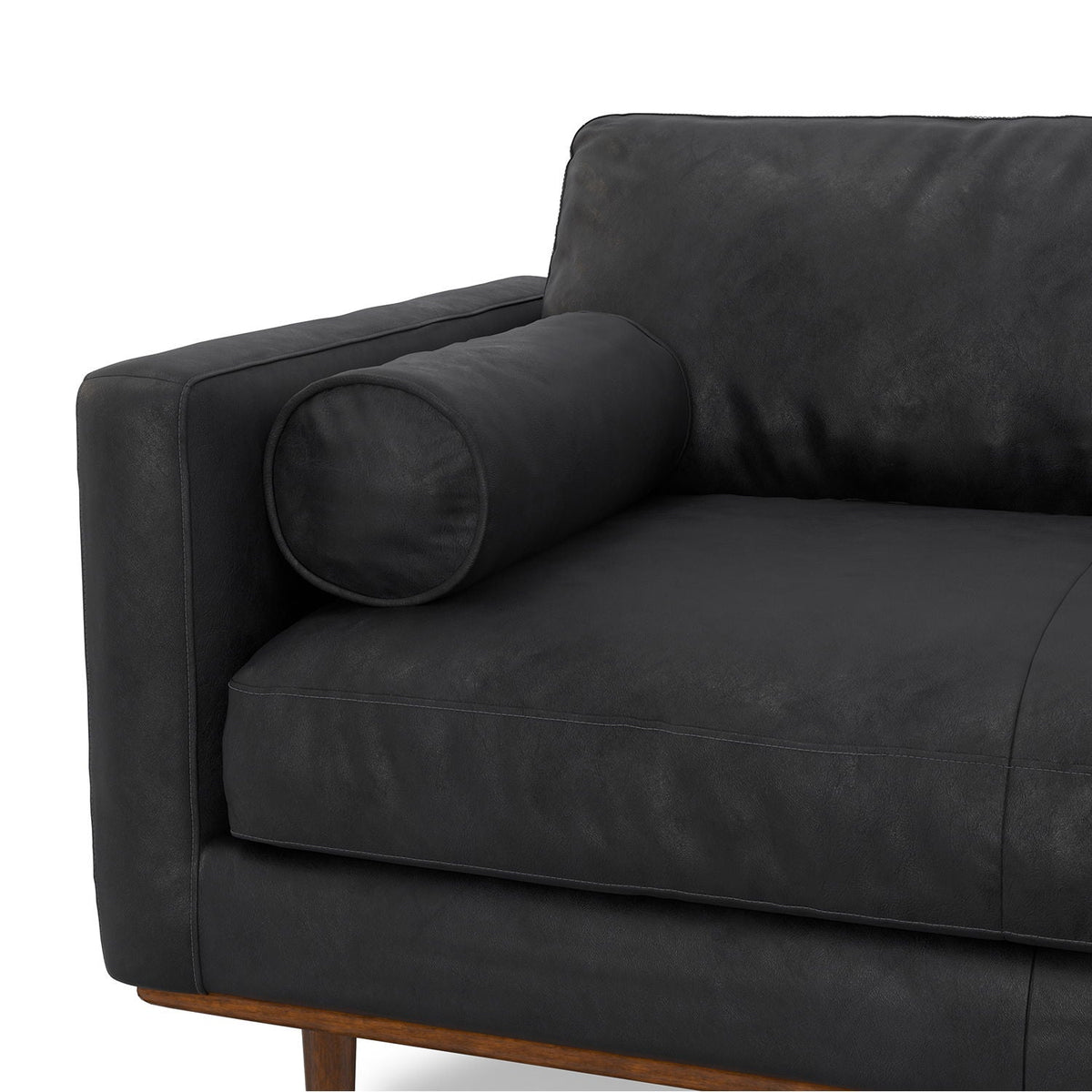 Morrison Brazilian Leather Sofa and Ottoman Set