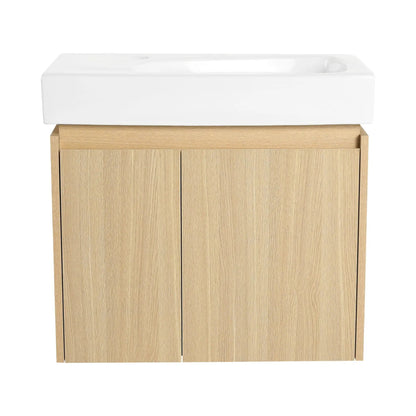 Modern Bathroom Vanity with Ceramic Basin Sink