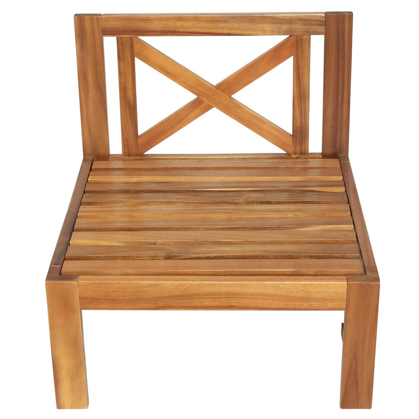 Acacia Wood Outdoor Patio Sectional Sofa Set