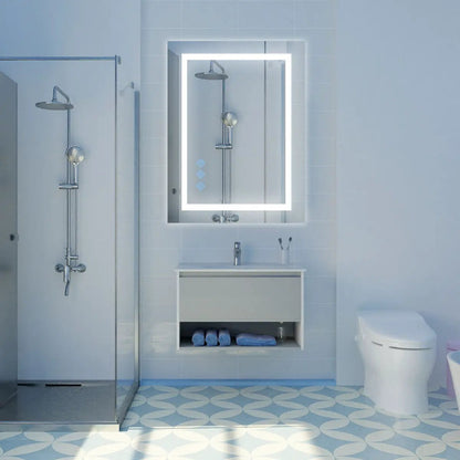 Led Bathroom Mirror With Lights Anti-Fog Dimmable