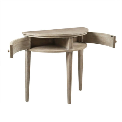 Vintage Inspired Storage Console Table with Fluted Doors in wood finish by Unique Piece Furniture on Tampa Home & Garden Store