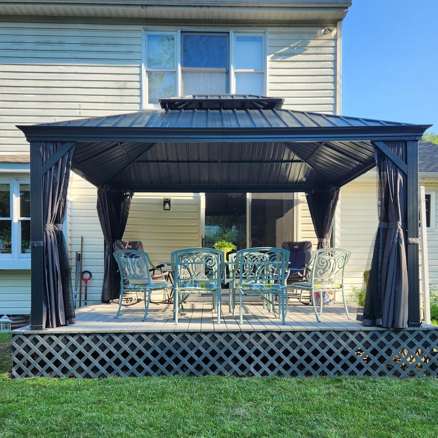 Sturdy Aluminum Hardtop And Timeless Gazebo Frame