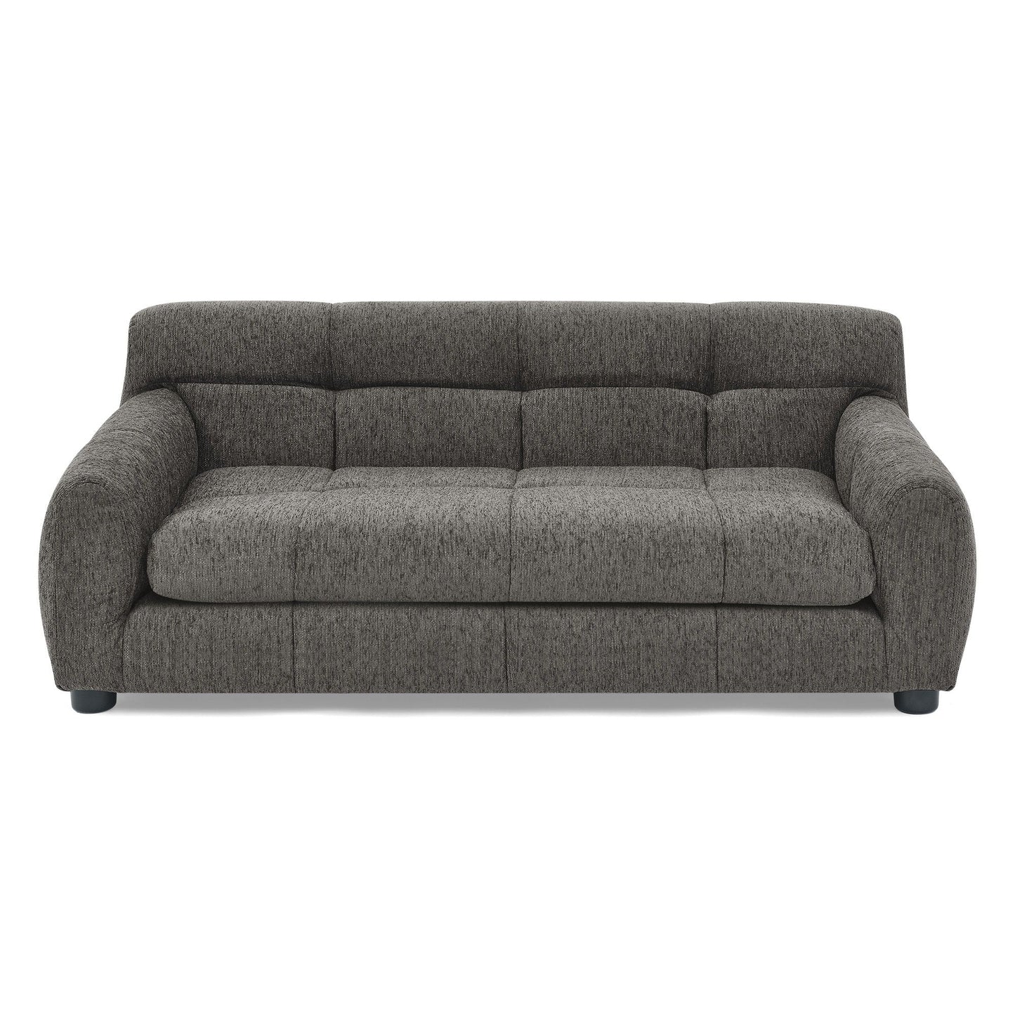 Modern Pet Sofa With Backrest And Armrests dog bed in gray textured upholstery on Tampa Home & Garden Store