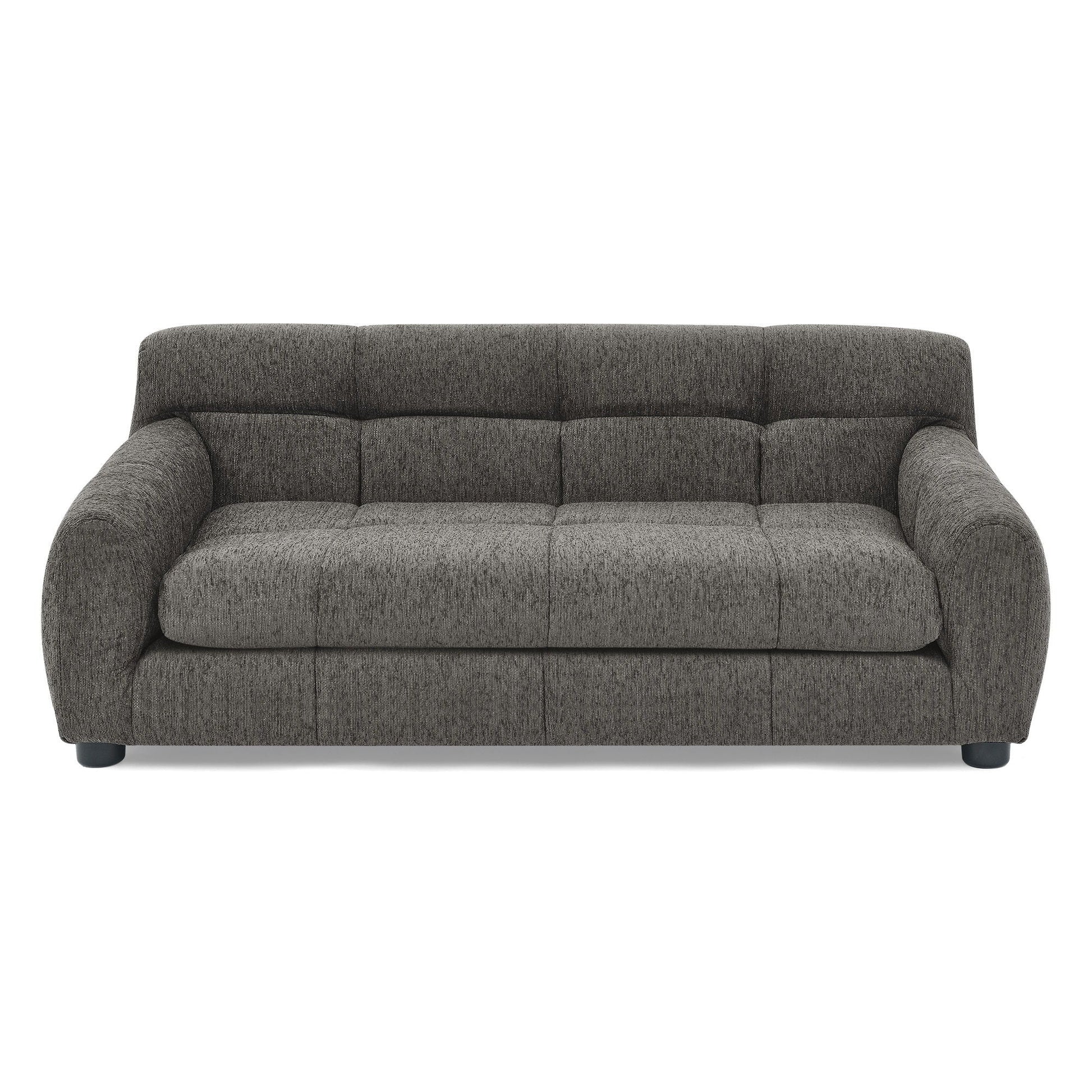 Modern Pet Sofa With Backrest And Armrests dog bed in gray textured upholstery on Tampa Home & Garden Store