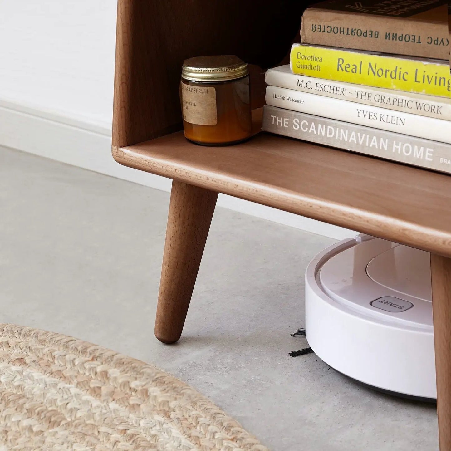 Bedside cabinet in European beech with honey jar, modern nightstand by Unique Piece Furniture on Tampa Home & Garden Store