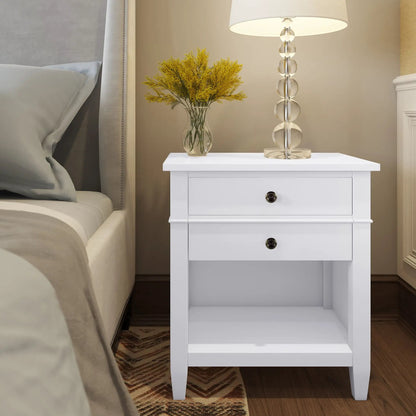 Carlton Bedside Table Handcrafted Solid Wood