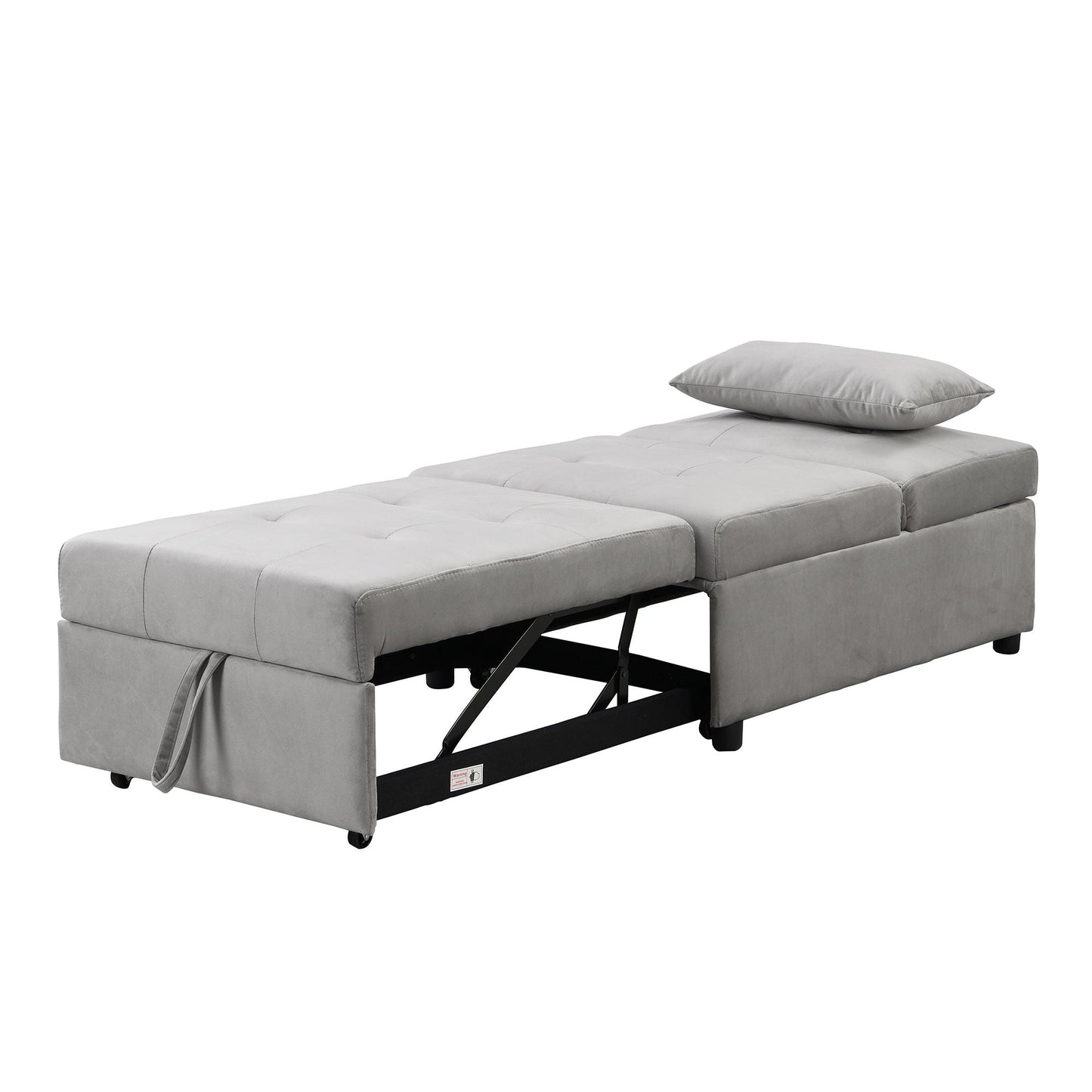 Versatile Folding Ottoman and Sofa Bed Set
