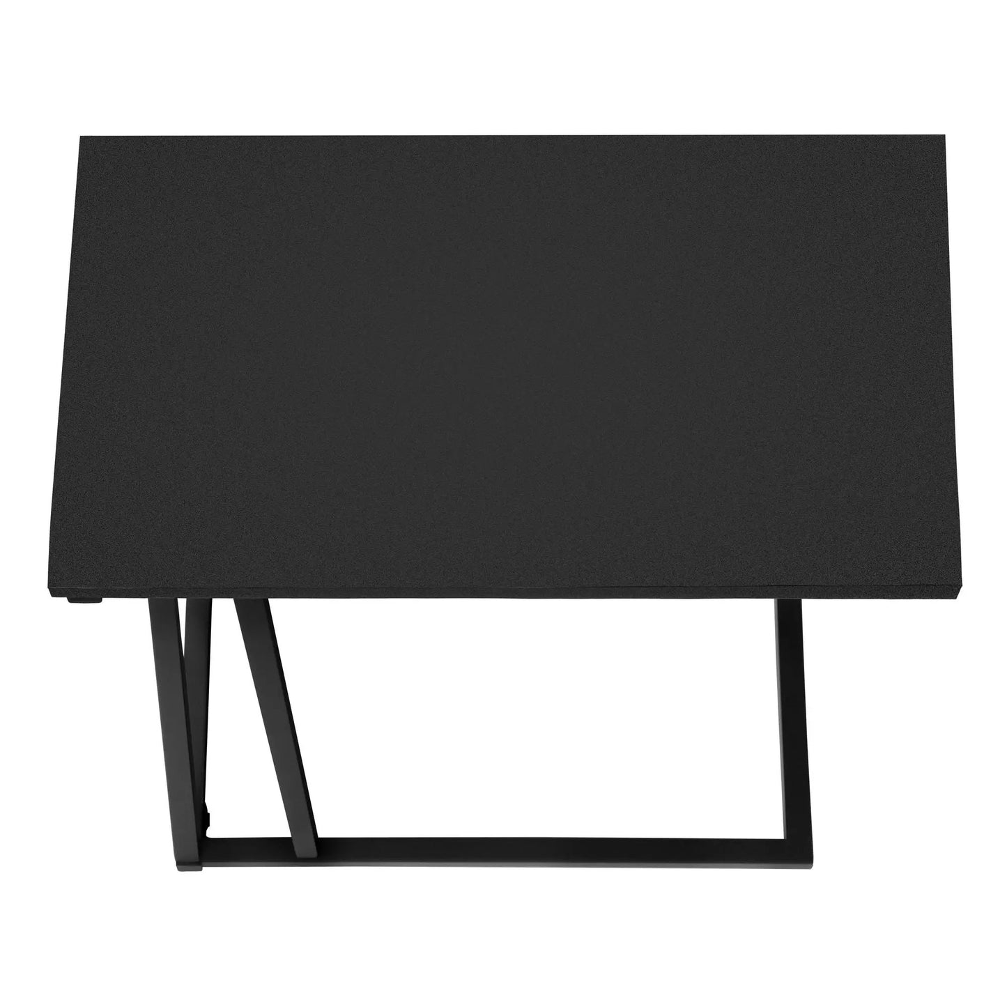C Shaped Accent Table with Contemporary Design