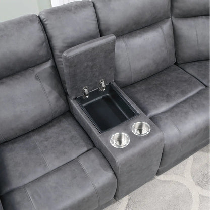 Eco Sectional Sofa in Greige for Modern Living