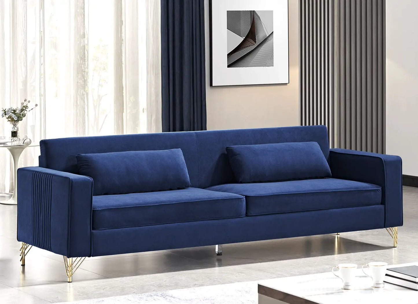 Aesthetic Three Seater Couch with Modern Appeal