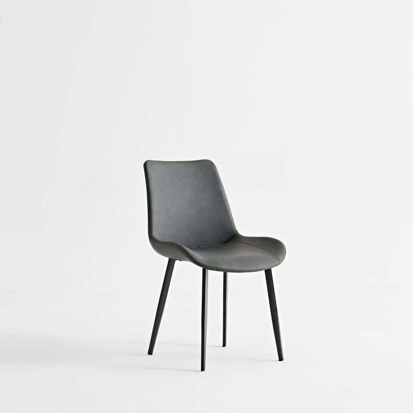 Dining Table Set with Chairs Set of 2 Gray