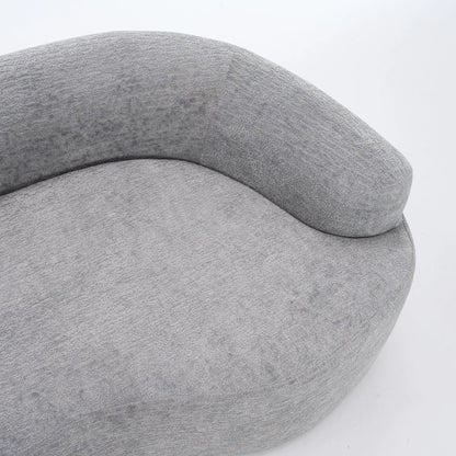 4 Seater Fabric Sofa With Sleeper For Living Room
