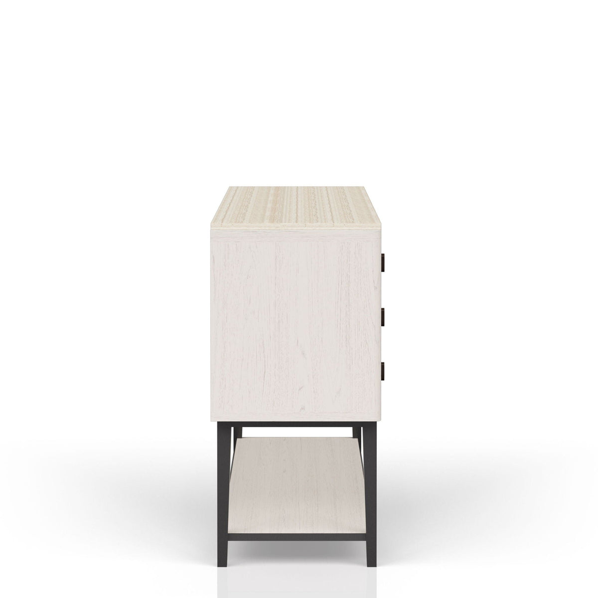 White server with base and power access, 60 in wide x 18 in deep x 37 in high, HouseOfZazla on Tampa Home & Garden Store