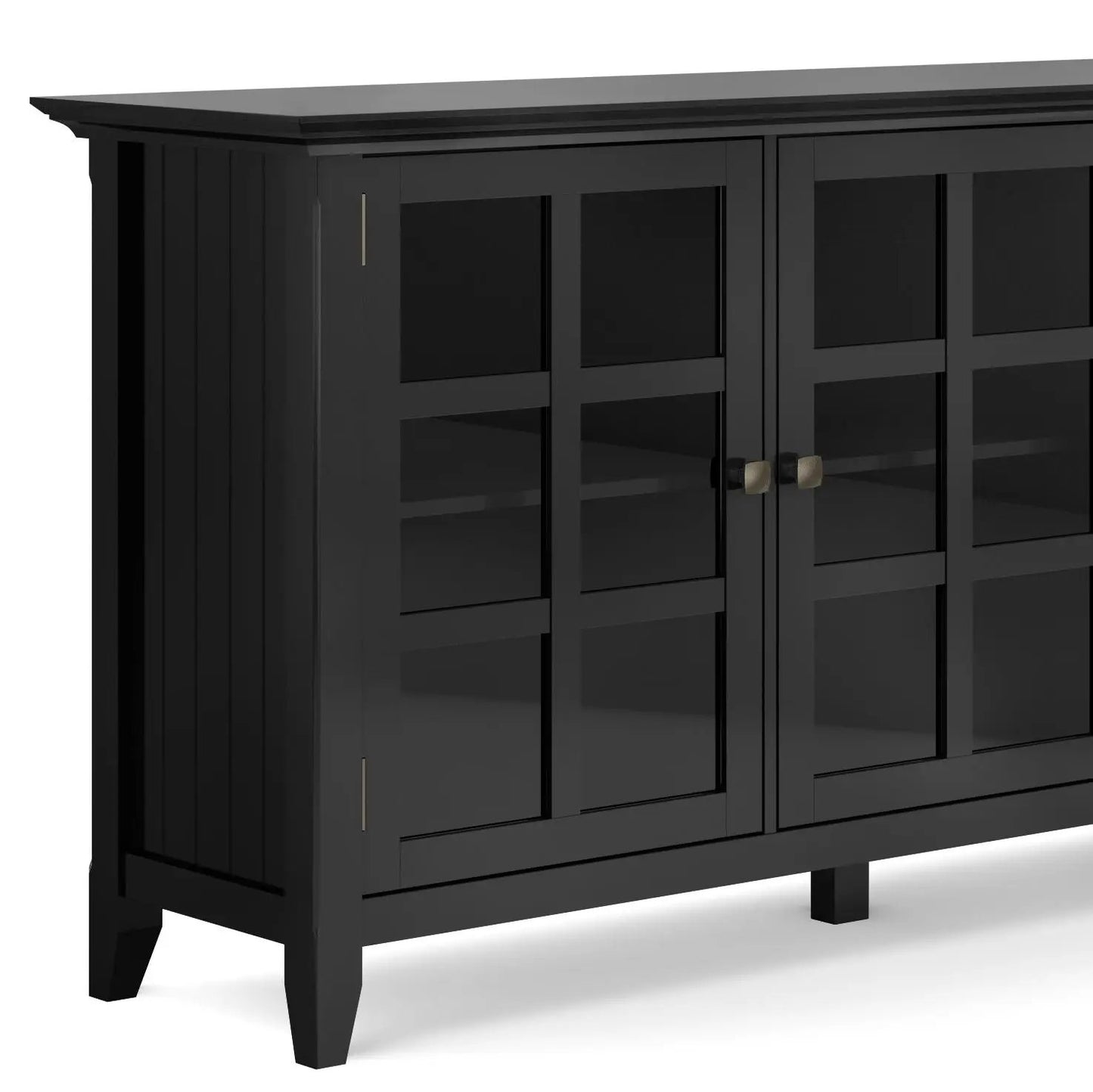 Acadian Wide Storage Cabinet Handcrafted