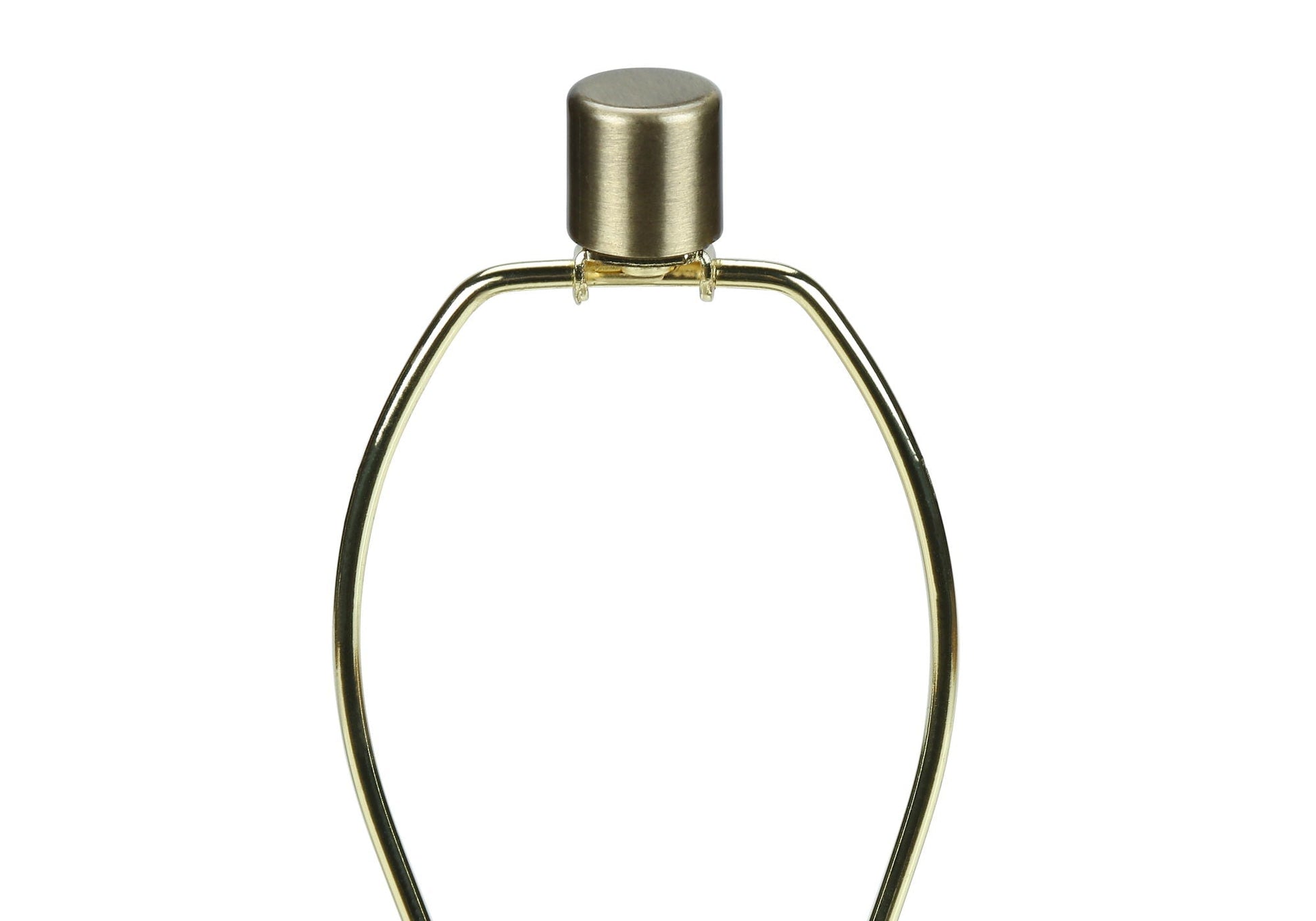 Table lamp cream ceramic resin with gold-tone metal frame by HouseOfZazla on Tampa Home & Garden Store
