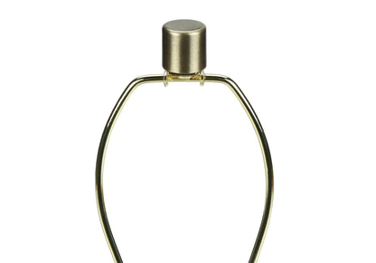 Table lamp cream ceramic resin with gold-tone metal frame by HouseOfZazla on Tampa Home & Garden Store