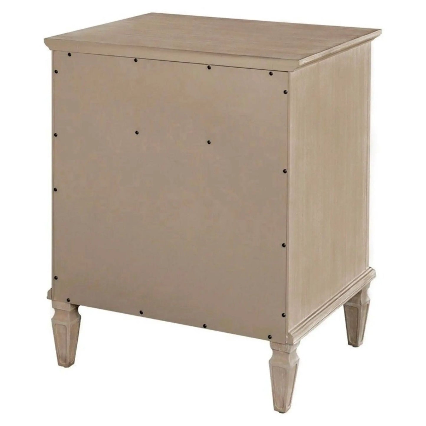 Victoria nightstand with open storage in light wood by Unique Piece Furniture on Tampa Home & Garden Store