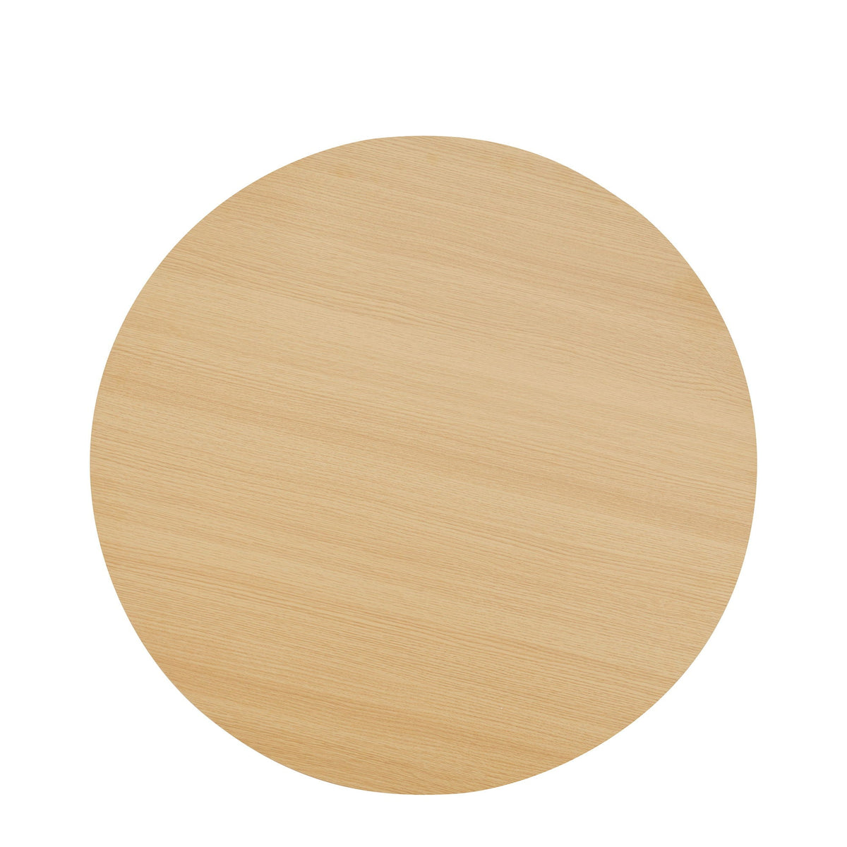 Layla End Table with Wood Grain Finish, round light brown top on Tampa Home & Garden Store