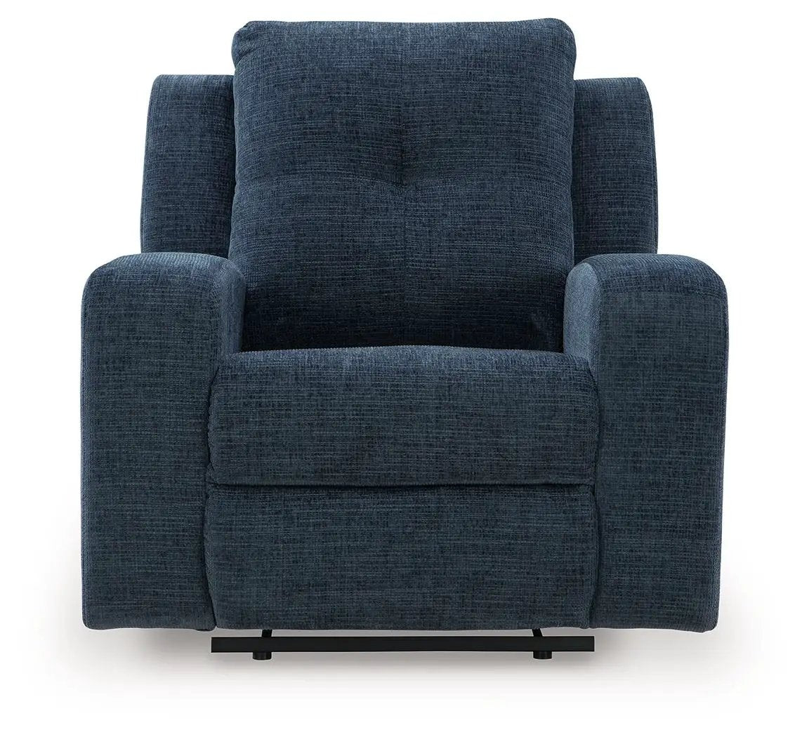 Danum Zero Wall Recliner, blue textured upholstery by Unique Piece Furniture on Tampa Home & Garden Store