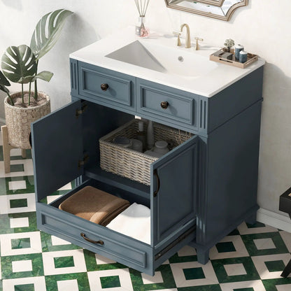 Bathroom Vanity with Sink and Storage Cabinet