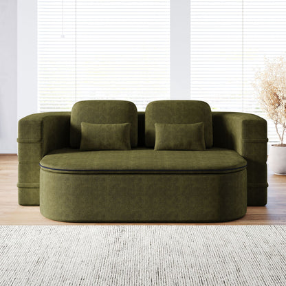 Foldable Sofa Bed with a Multi Functional Blanket