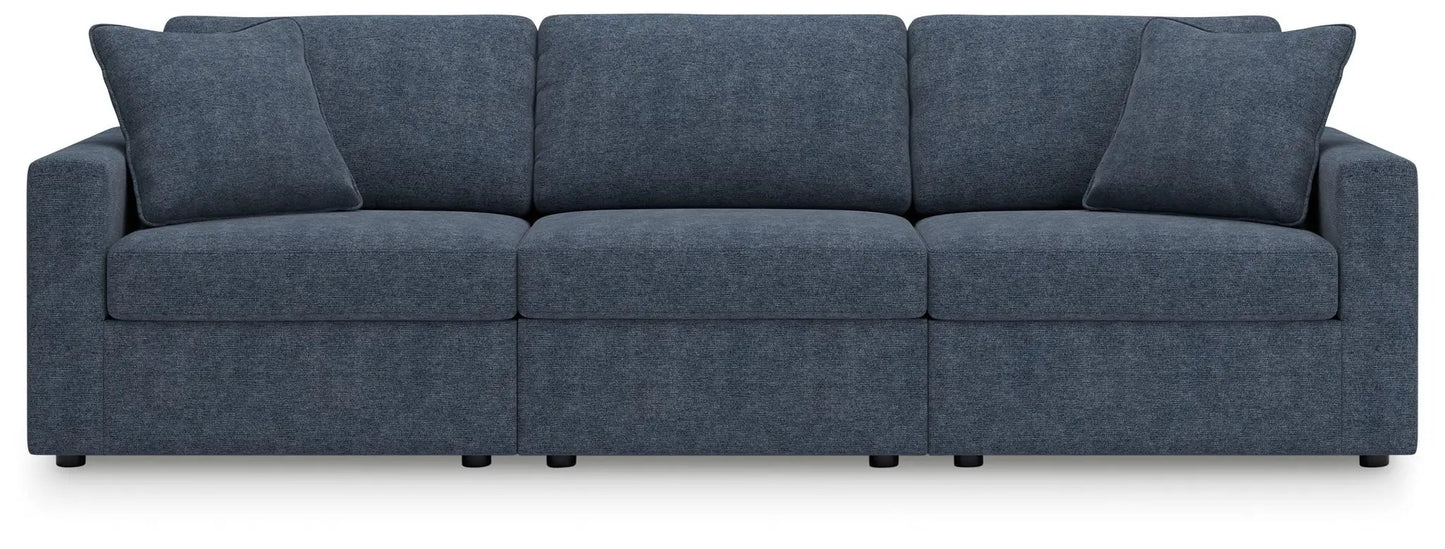 Modmax Sectional Ink blue fabric upholstery stationary sectional by Unique Piece Furniture on Tampa Home & Garden Store