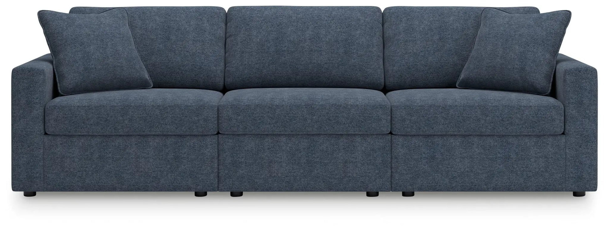 Modmax Sectional Ink blue fabric upholstery stationary sectional by Unique Piece Furniture on Tampa Home & Garden Store
