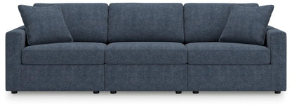 Modmax Sectional Ink blue fabric upholstery stationary sectional by Unique Piece Furniture on Tampa Home & Garden Store