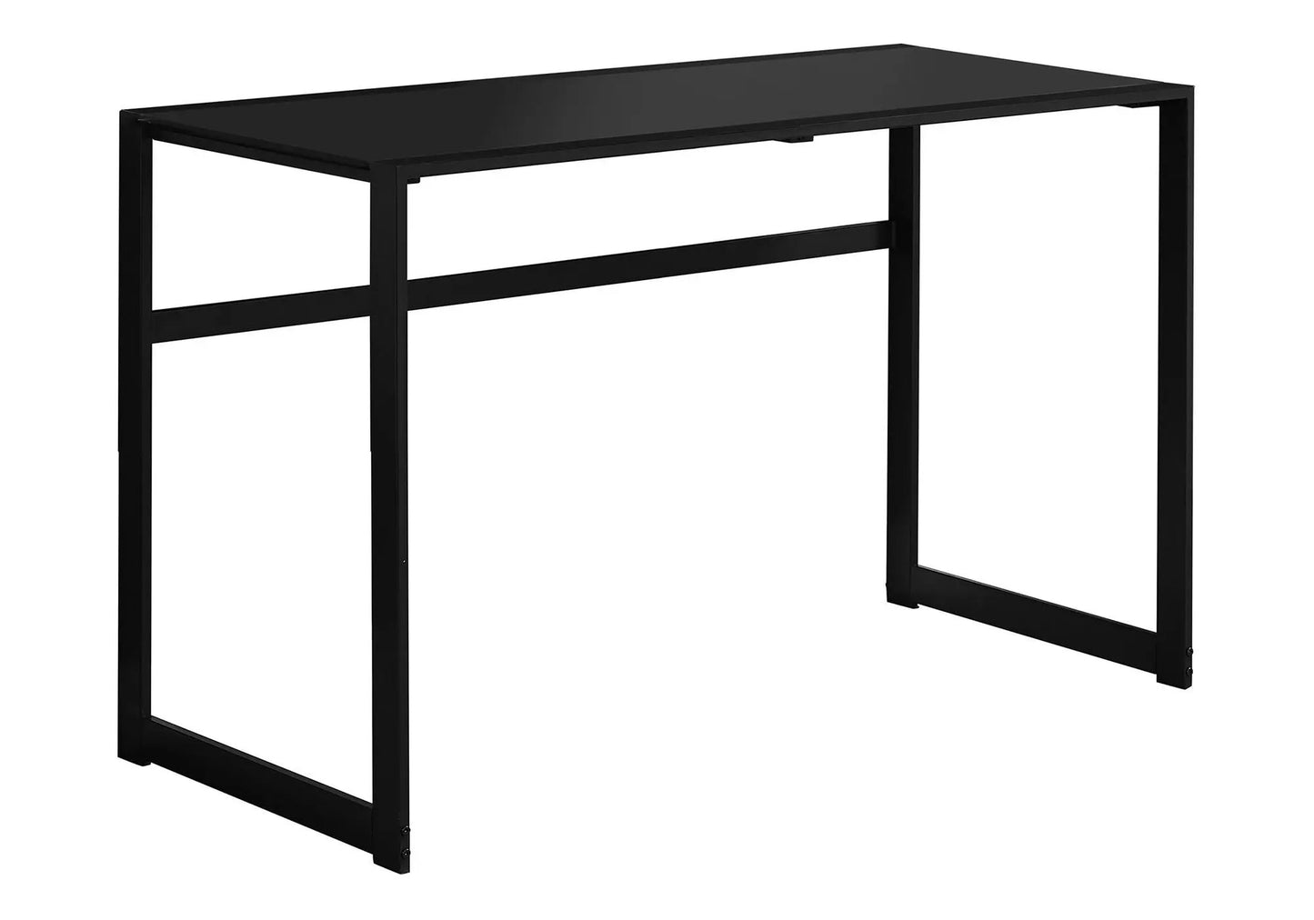 Computer desk with black metal frame for home office by Unique Piece Furniture on Tampa Home & Garden Store