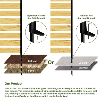 Cedar Wood Outdoor Privacy Screen for Pool