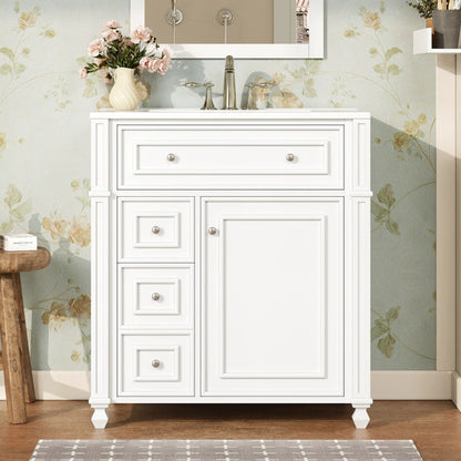 Bathroom Vanity with Sink and Soft Close Doors
