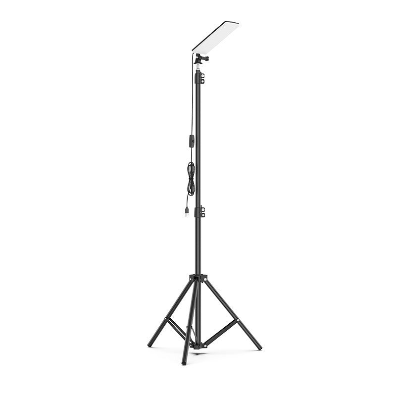 Outdoor camping lamp on black adjustable tripod stand with power cord by Sell My Stuff on Tampa Home & Garden Store