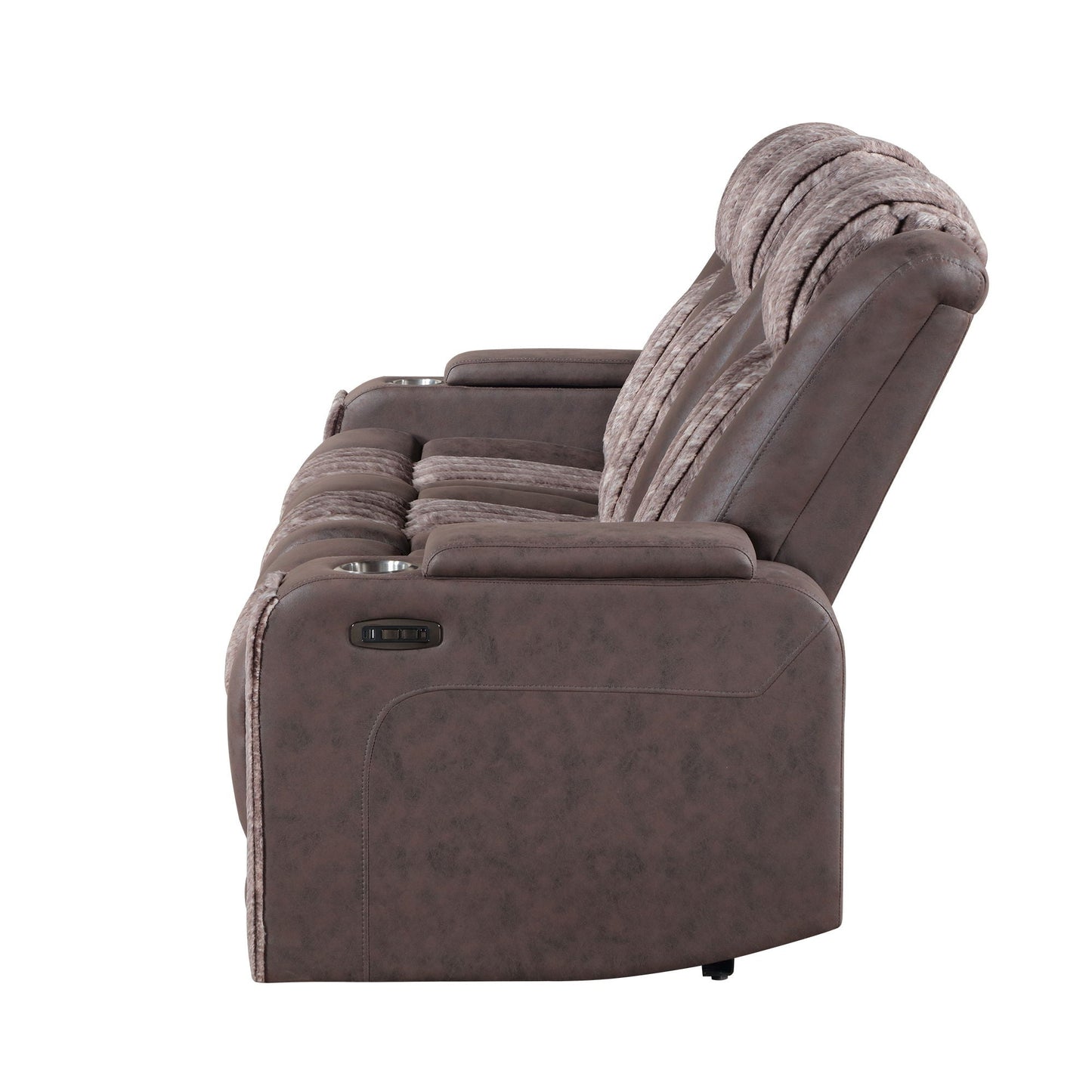 Duran Power Reclining Sofa and Drop Down Table