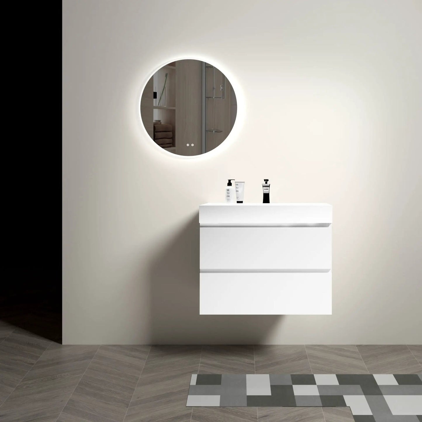 Alice Wall Mounted Floating Vanity With Sink