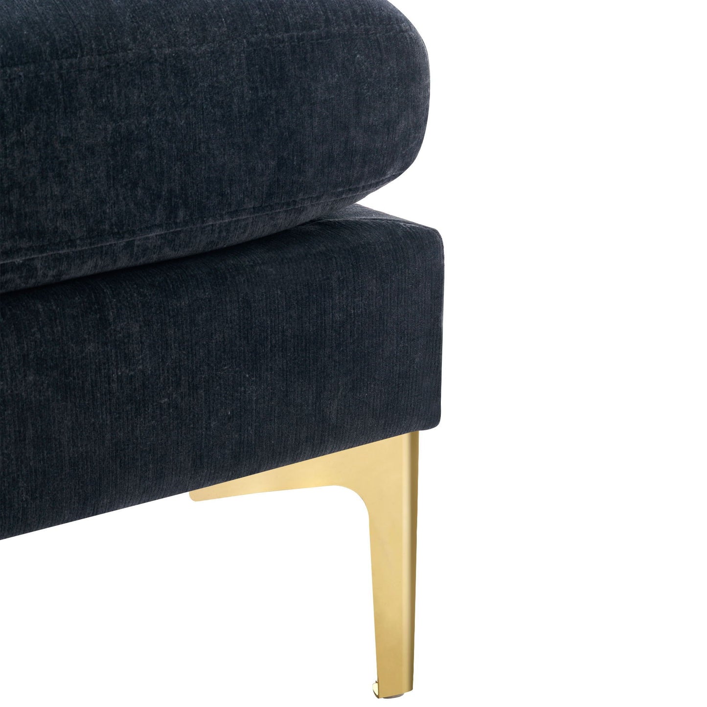 Modern Convertible Sectional Sofa and Ottoman