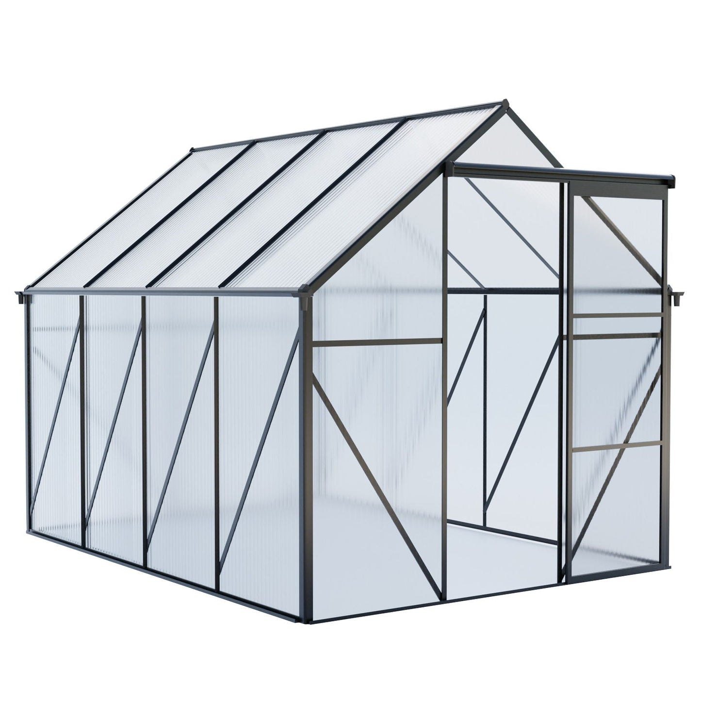 Outdoor Polycarbonate House and Raised Metal Base