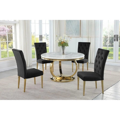 Modern Design Upholstered Dining Chair Set of 2