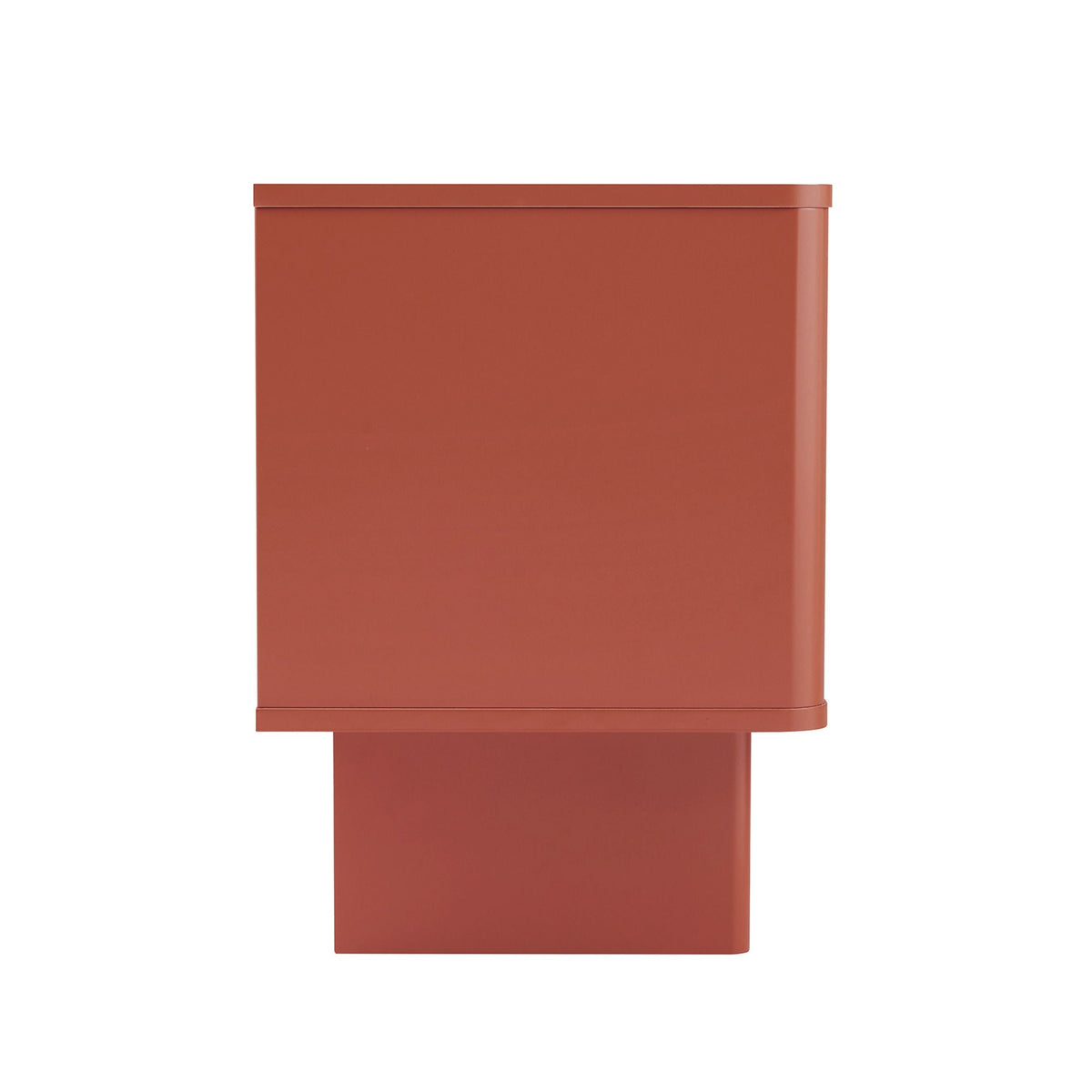 Modern accent nightstand orange by HouseOfZazla with drawer and shelf on Tampa Home & Garden Store
