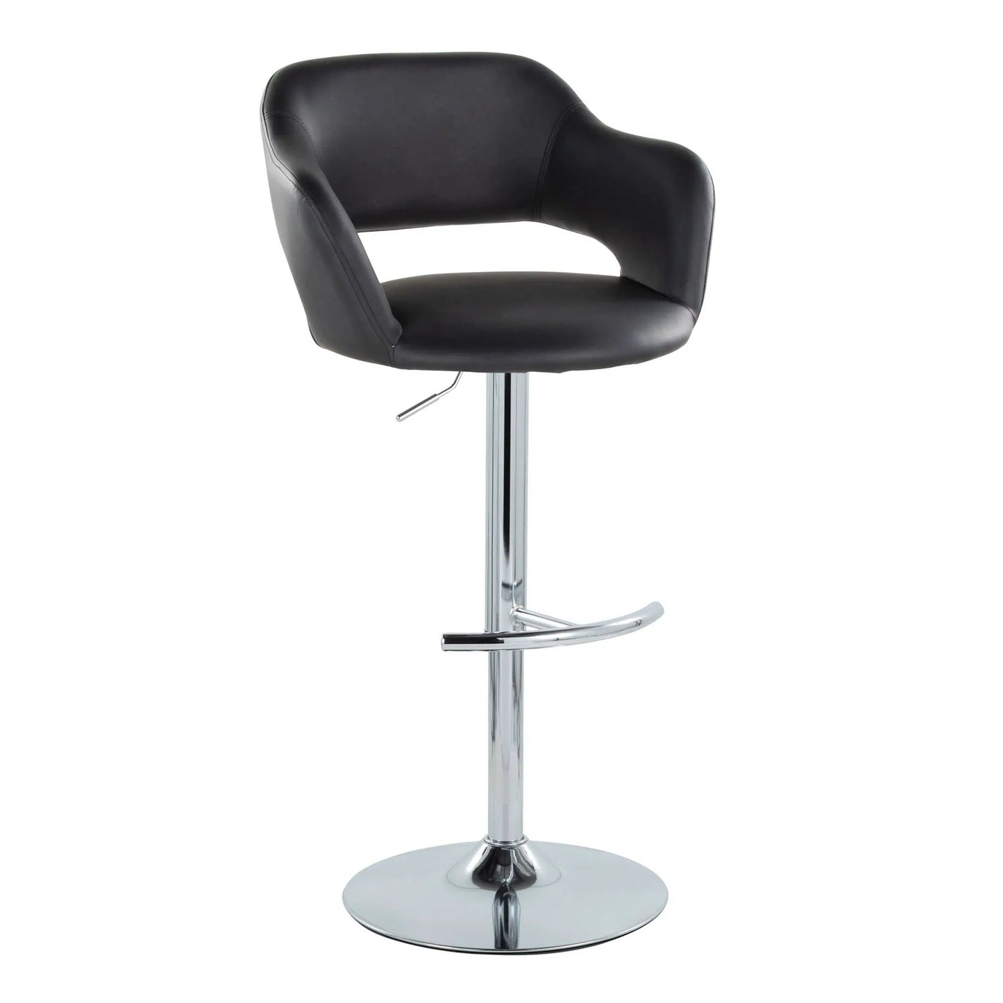 Margarite Contemporary Adjustable Barstool Swivel