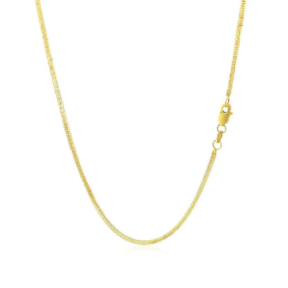 14k yellow gold foxtail chain necklace 1.0mm with lobster clasp by Bids.com on Tampa Home & Garden Store