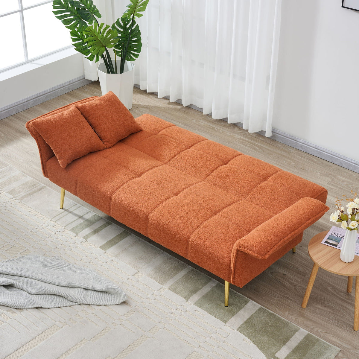 Convertible Double Futon Sofa Bed And Frame