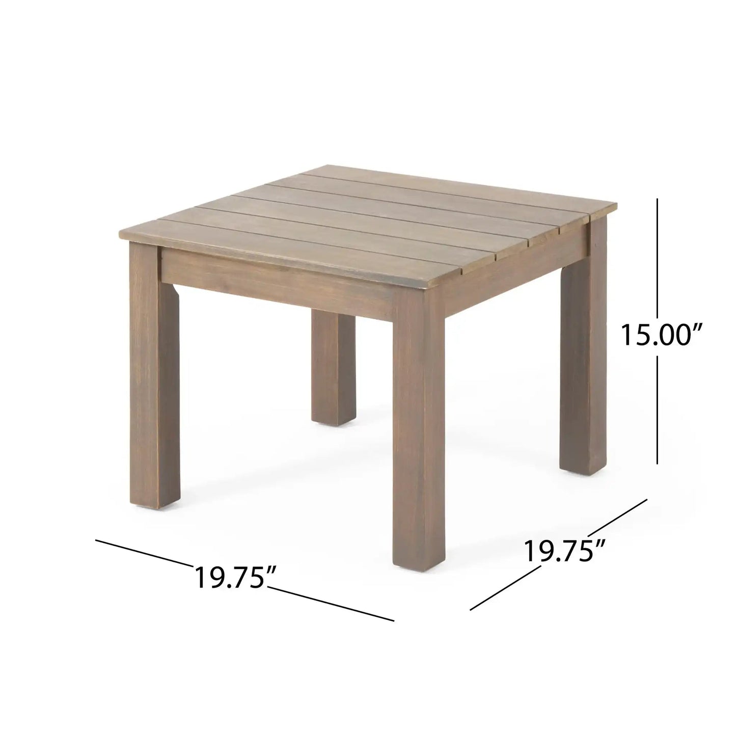Halcyon Outdoor Side Table and Slat Design