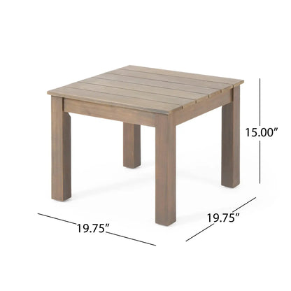 Halcyon Outdoor Side Table and Slat Design