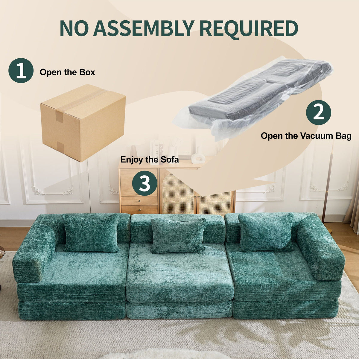 Convertible Floor Sofa Bed HouseOfZazla teal velvet boneless modular futon sofa on Tampa Home & Garden Store