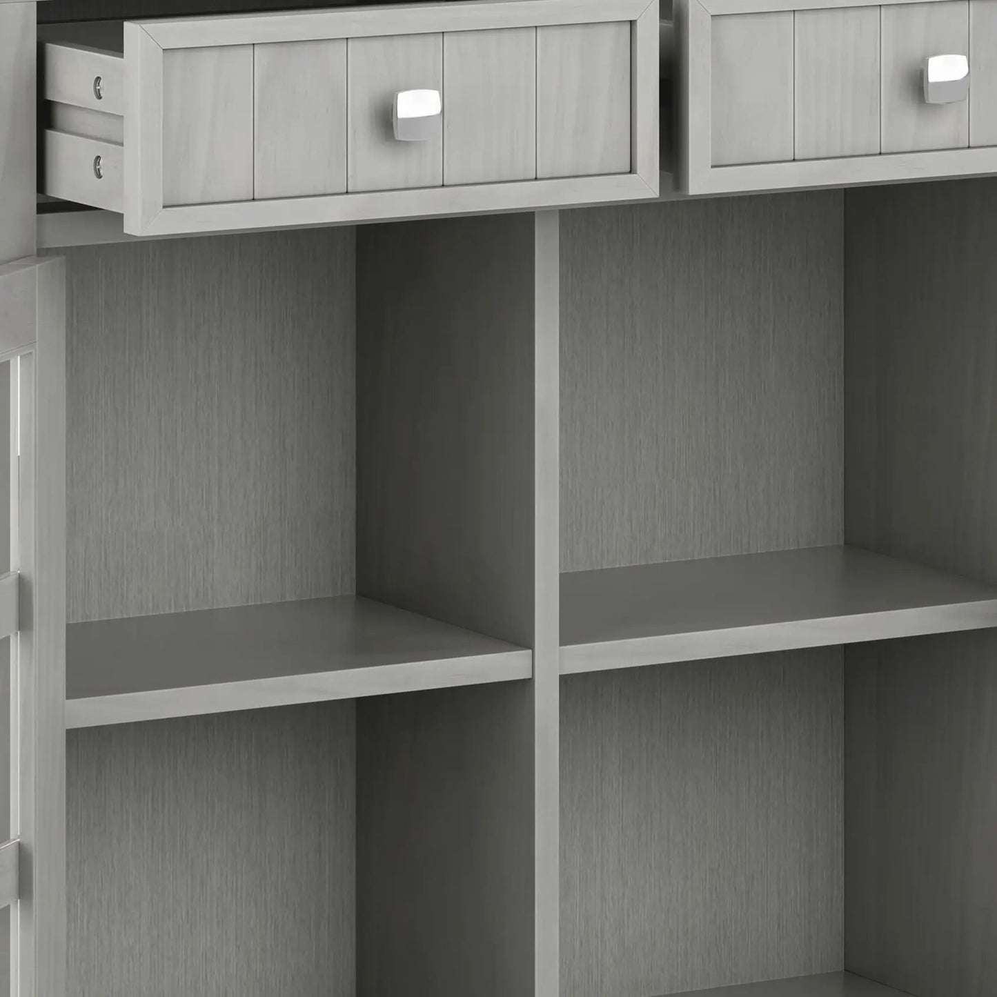 Acadian Handcrafted Entryway Storage Cabinet