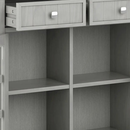 Acadian Handcrafted Entryway Storage Cabinet