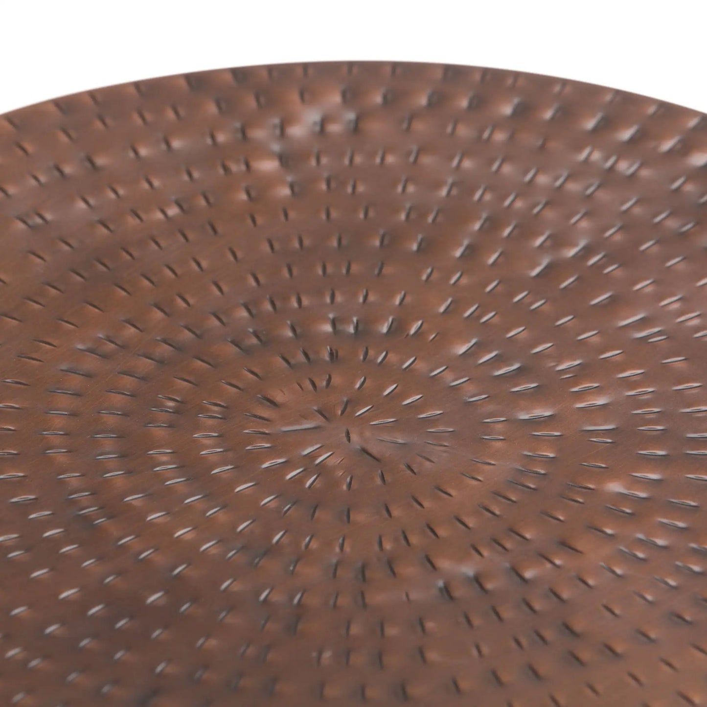 Griffen Handcrafted Metal Storage Accent Table