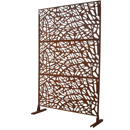 Freestanding Decorative Privacy Screen for Patio