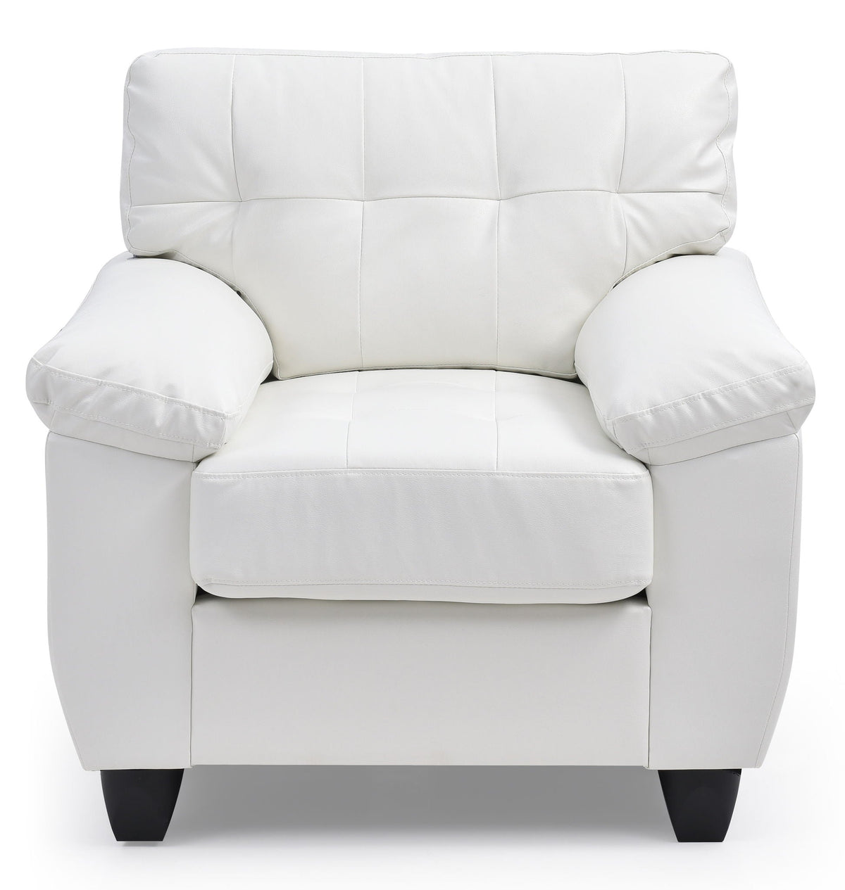 Compact Accent Chair and Soft Pocketed Cushion