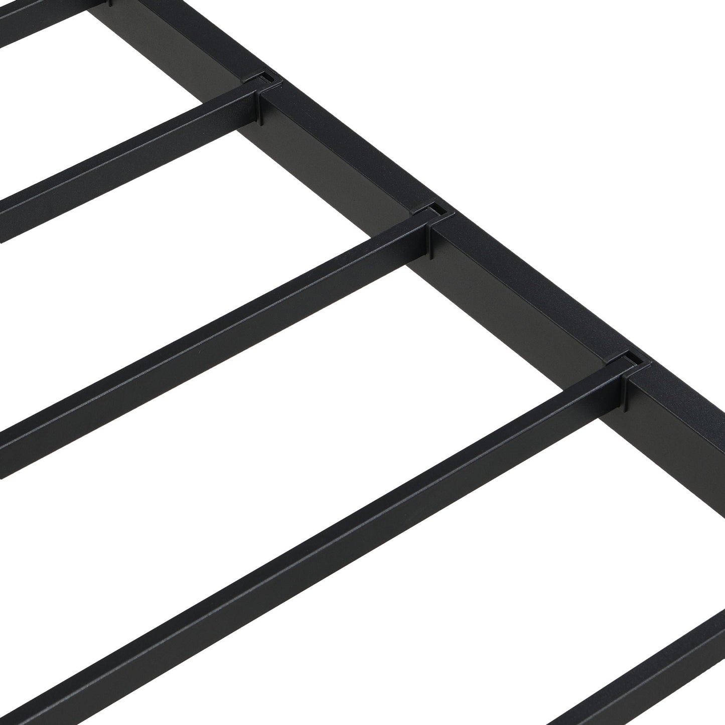 Heavy Queen Bed Frame With Steel and Quiet Slats